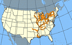 Zebra Mussel affected areas